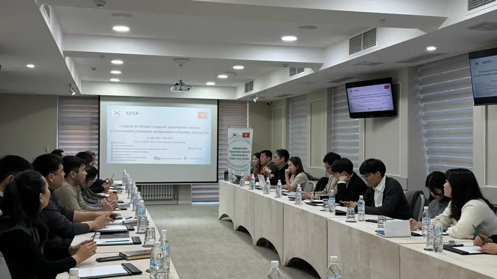 In Bishkek, the strategy for the development of the city transport system was discussed