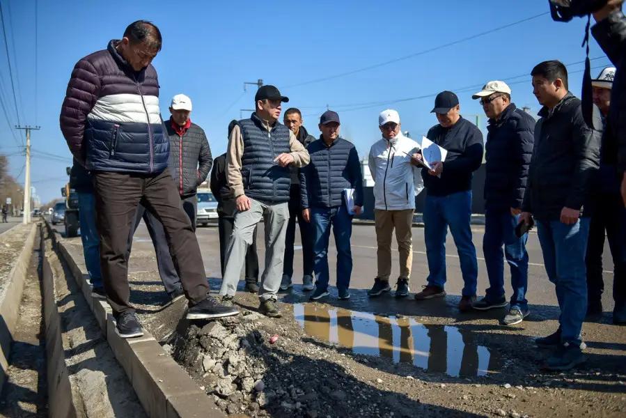 Bishkek Mayor Aibek Dzhanusaliev Conducts Sunday Inspection