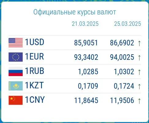 KGS sagged against all major currencies. NBKR currency rates