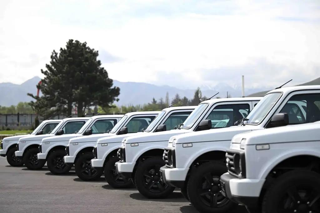 Ветеринария кызматынын райондук башкармалыктарына 40 кызматтык унаа тапшырылды