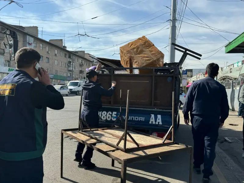 В Ленинском районе ликвидировали точки стихийной торговли