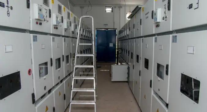 В ж/м Ак-Ордо построили новый центр раздачи электричества