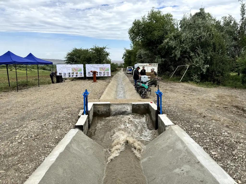 В Ошской области введены в эксплуатацию два ирригационных канала