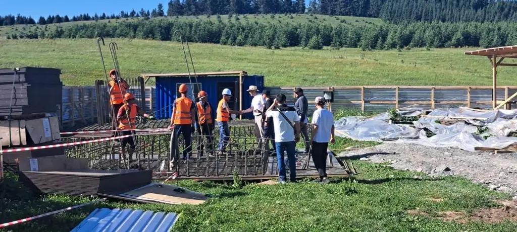 На горнолыжном курорте «Ала-Тоо Резорт» начали строительство канатной дороги