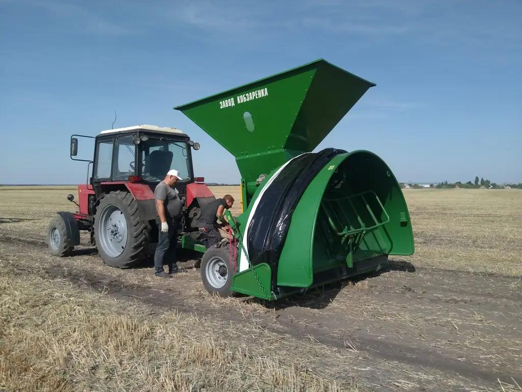 Grain storage in polyethylene sleeves was launched for the first time in Kyrgyzstan