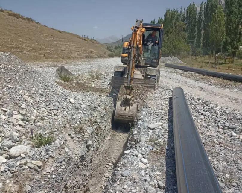 В Кадамджайском районе началось строительство нового канала «Ууру-Сай»