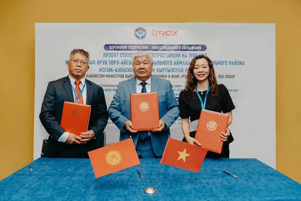 Kyrgyzstan signed an investment agreement on a solar power plant with a Vietnamese company
