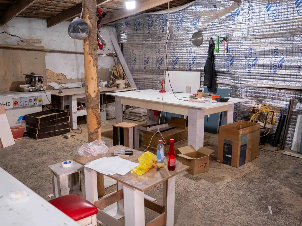 Illegal furniture manufacturing in Bishkek