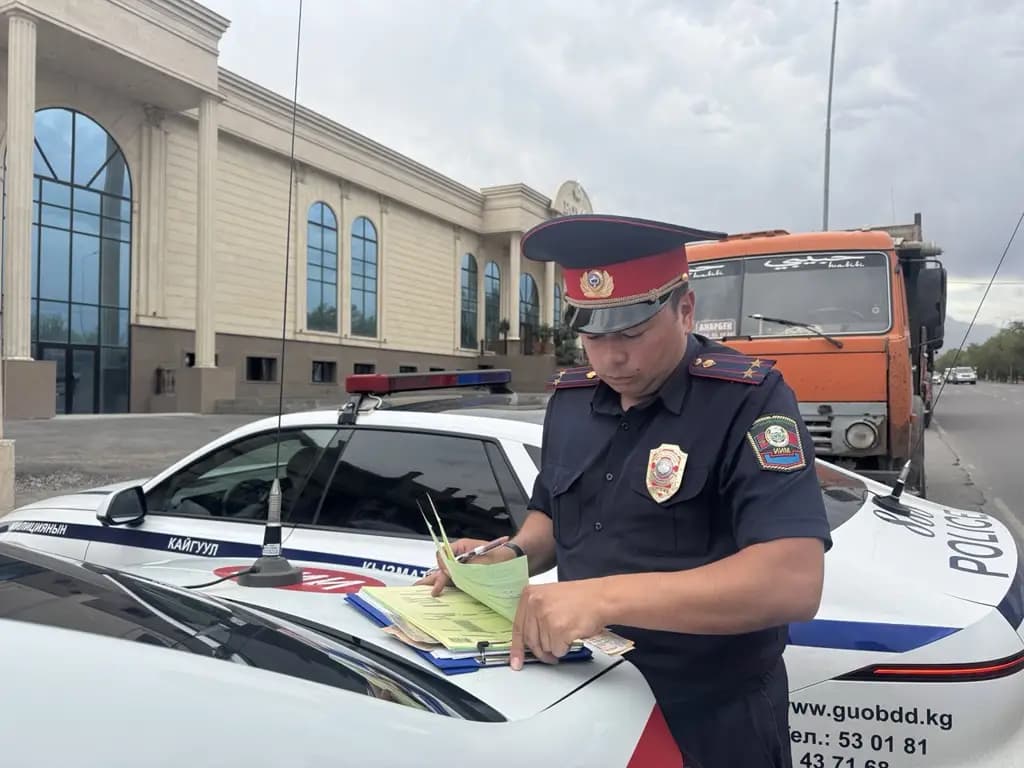 Almost 25,000 traffic violations were detected in the Kyrgyz Republic, 17% of which were related to vehicle operation