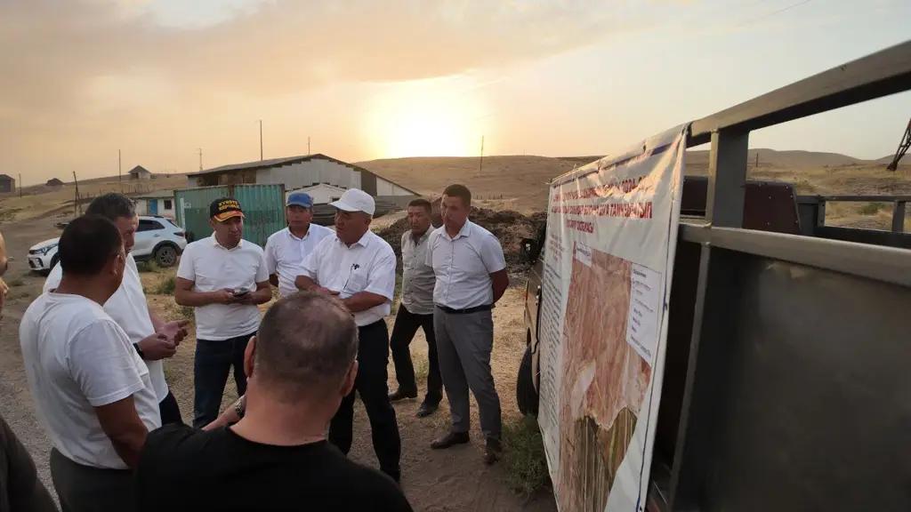 Жаңы-Пахта айылынын таза суу маселесин чечүү боюнча иштер жүрүүдө