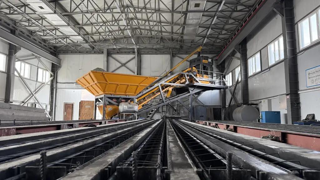 The reinforced concrete products manufacturing plant in Naryn completed its annual plan in six months