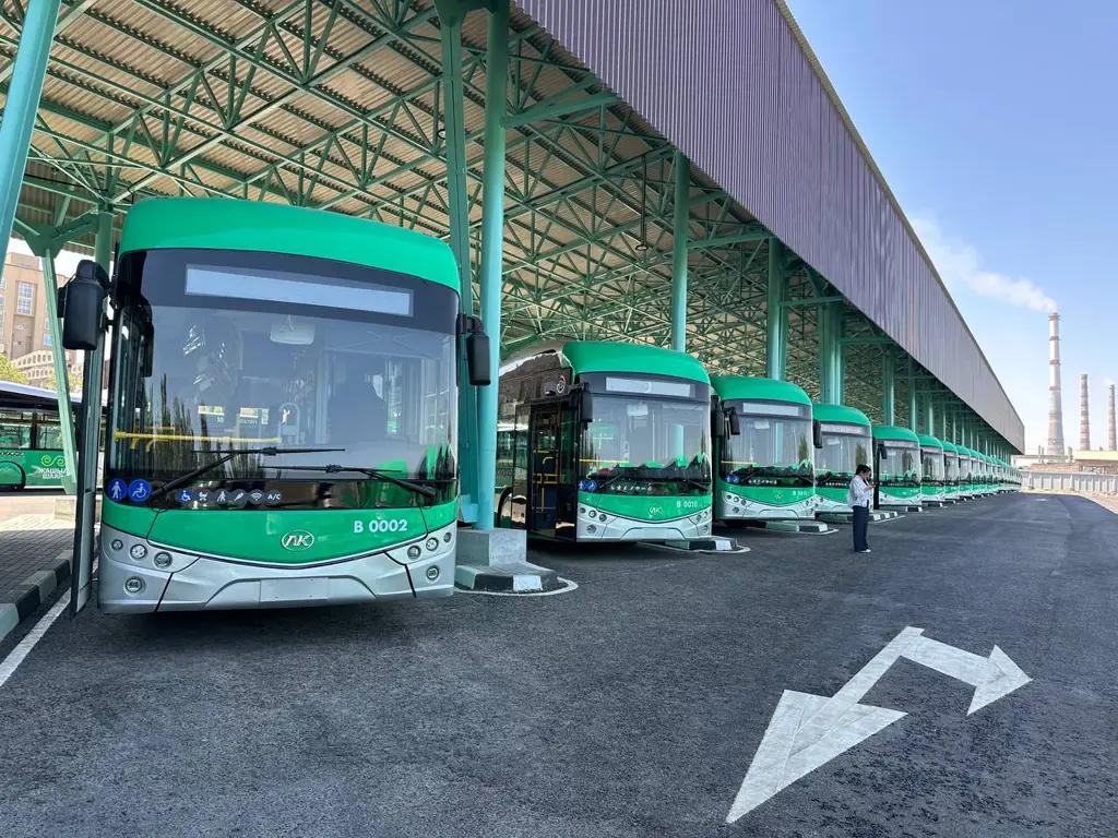 В Бишкеке открыли новое депо для электробусов