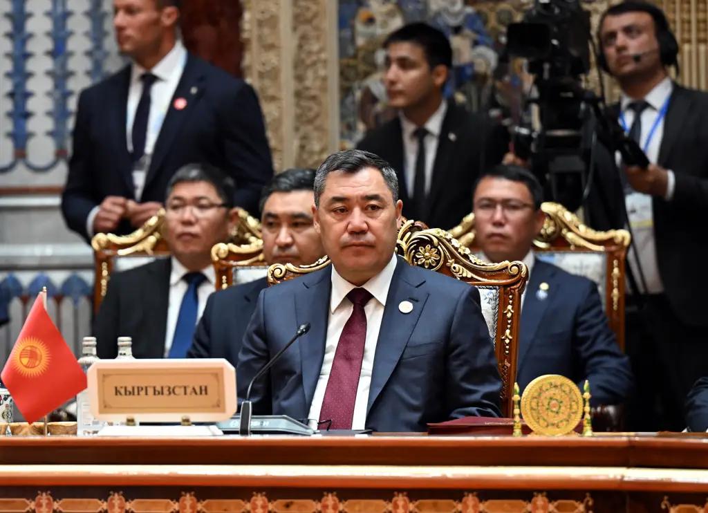 Садыр Жапаров выступил на заседании Совета глав государств СНГ в Душанбе