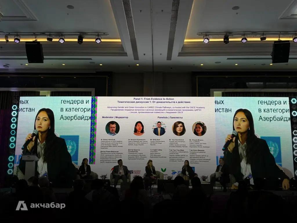 Tajikistan's experience in online financing of women's green projects was presented at a forum in Bishkek