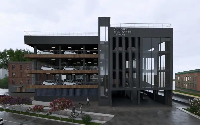 A multi-level car park is planned to be built in Osh