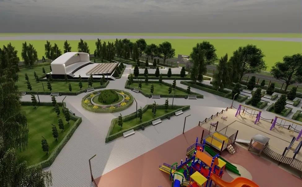 В Ленинском появится новый сквер. Разработан эскизный проект