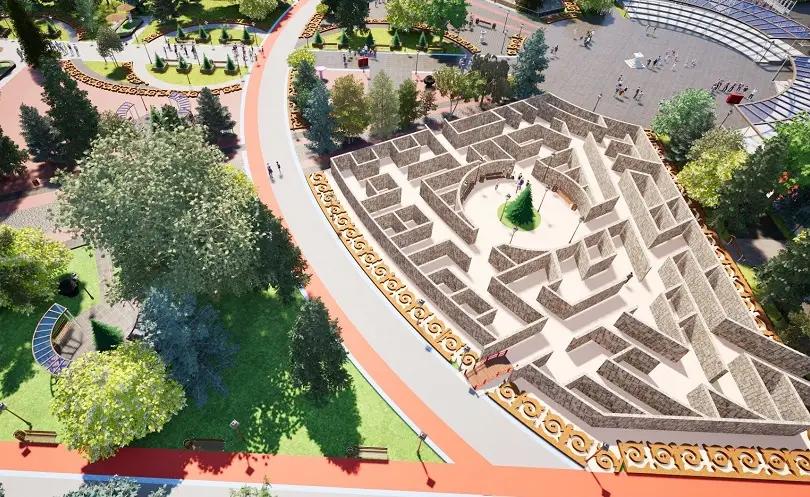 В селе Кочкор реконструируют парк «Сейил», подготовлен проект