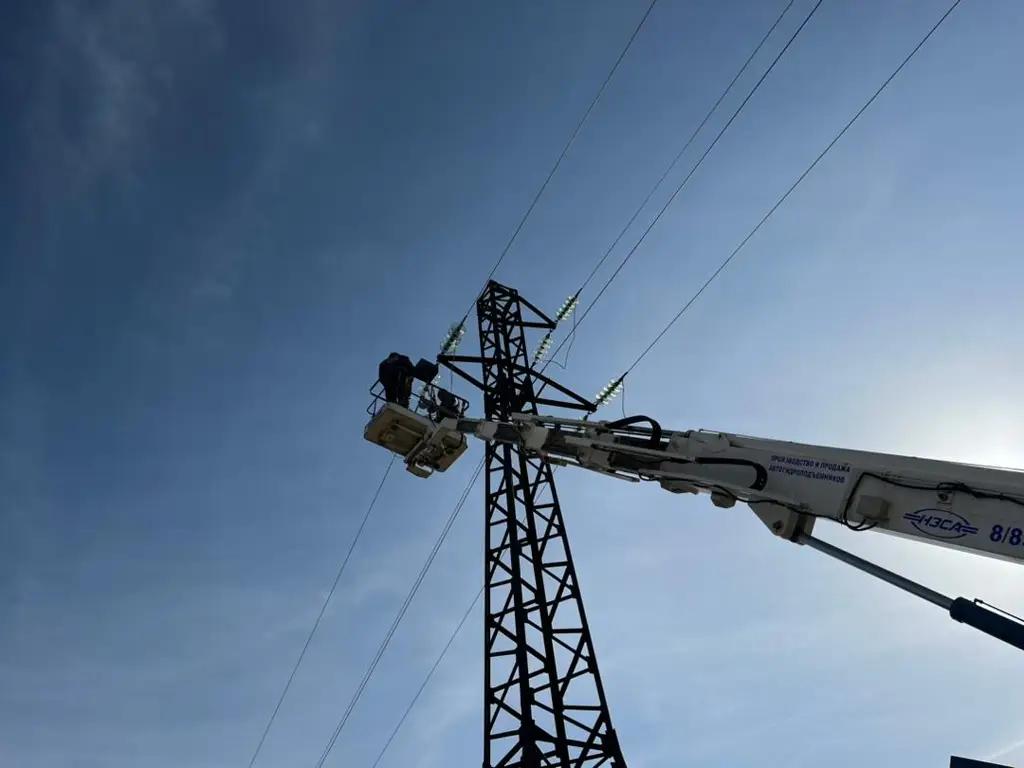 Modernisation of power lines continues in the Talas region