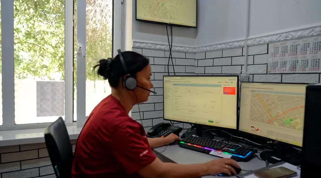 A digital ambulance dispatch centre has begun operating in Manas