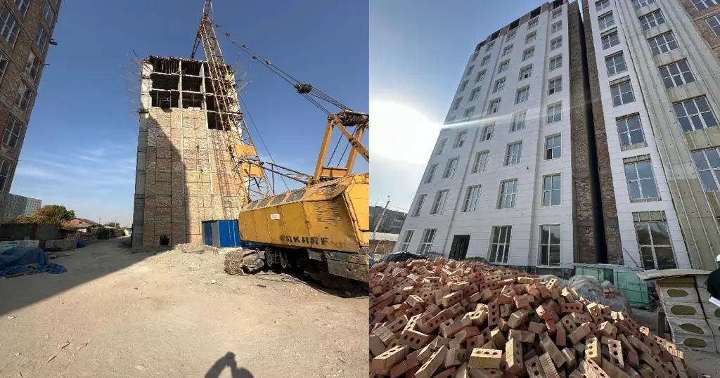 Курулуш компанияга 423 миң сом айып салынып, иши токтотулду