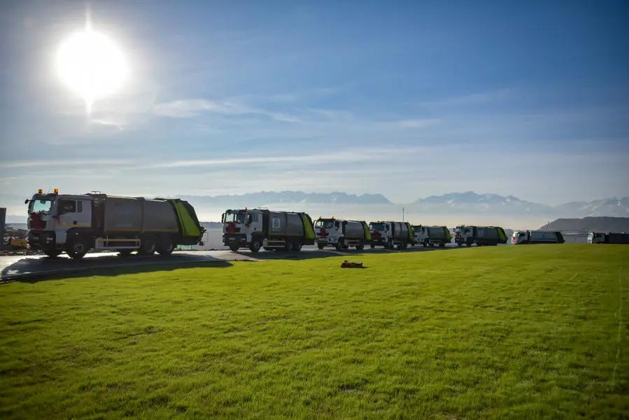 In the capital, waste is now being delivered to a new waste processing plant in pilot mode