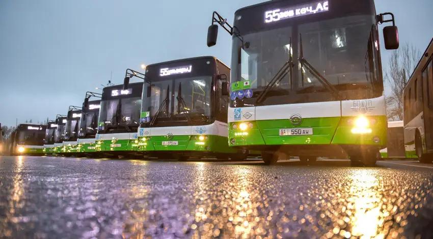 Первая партия новых автобусов из Китая прибыла в Бишкек в рамках проекта ЕБРР «Зеленый город»