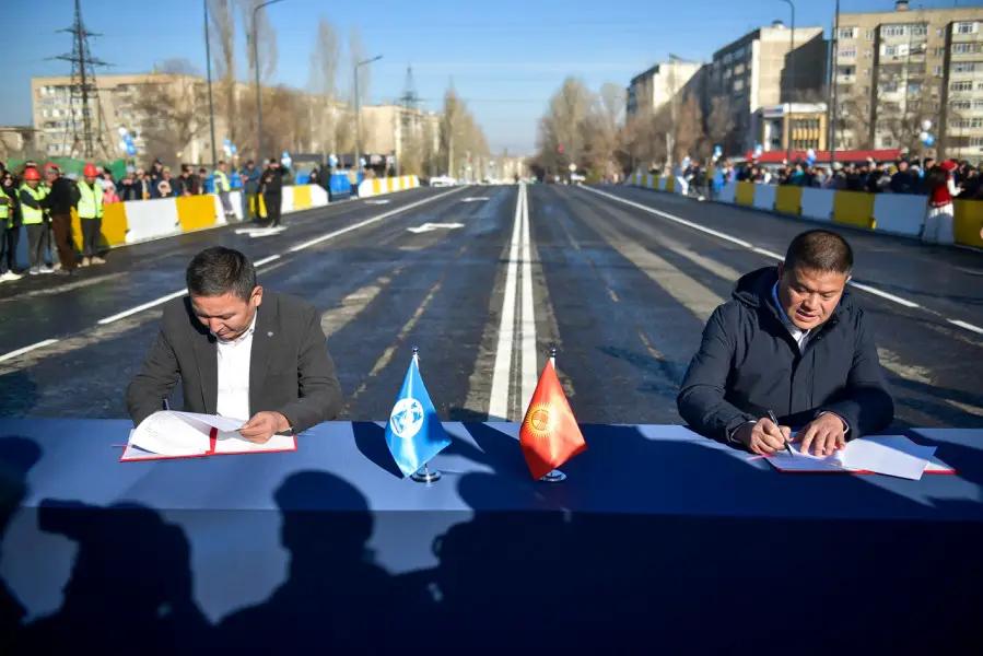 Подписано соглашение о строительстве нового моста через Бишкекскую теплосеть