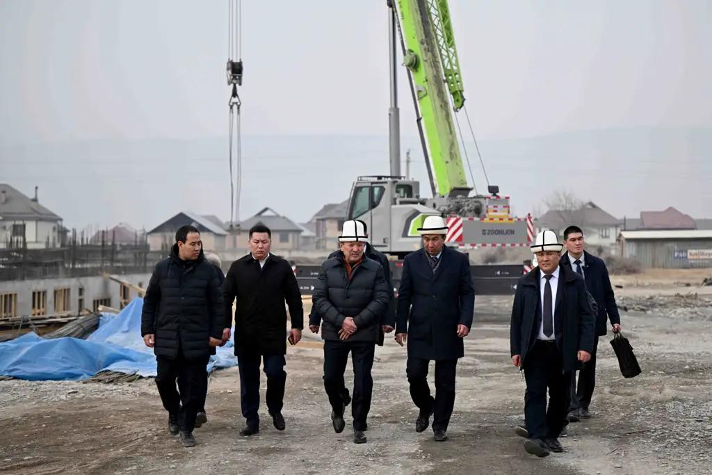 The Prime Minister inspected the progress of construction of social facilities in Manas