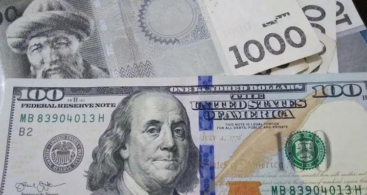 Сом укрепился к большинству валют, доллар без изменений