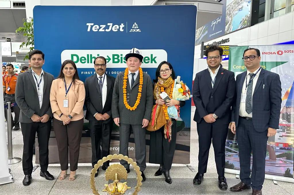 Кыргызстан менен Индиянын ортосунда жаңы түз аба каттамы ачылды