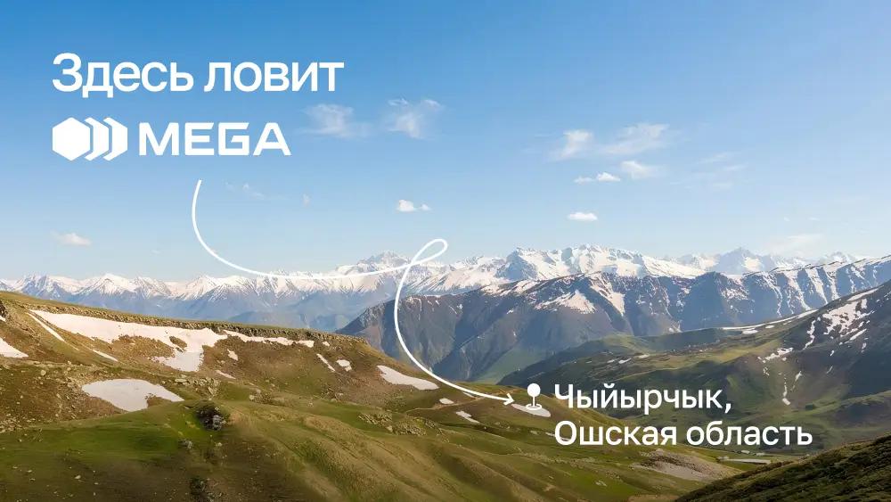 Где горы встречают небо: на Чыйырчыке появилась связь от MEGA