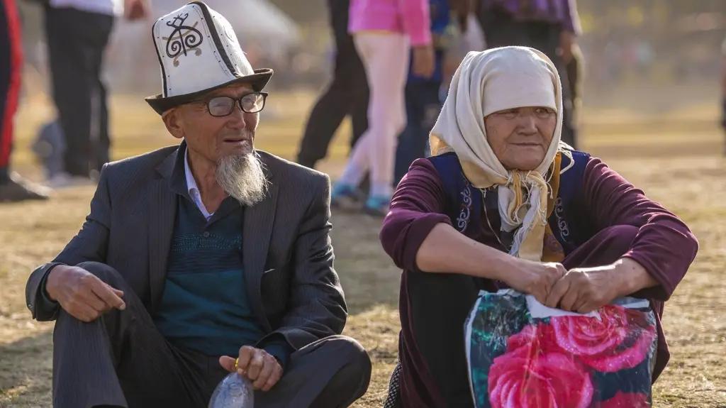 In Kyrgyzstan, according to statistics, older people are less likely than children and adults to live in poverty