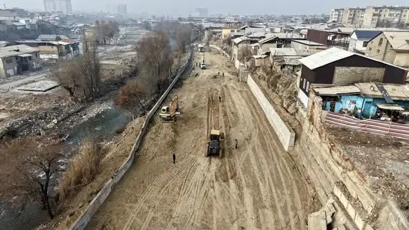 Ош шаарында муниципалдык айып короо салынууда