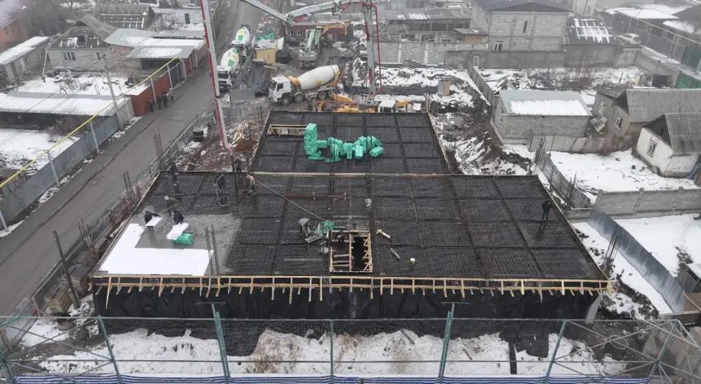 The city hall reported on the construction of a kindergarten in the Ak-Tilik residential area