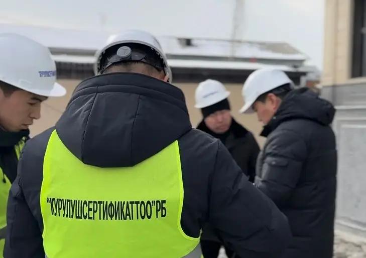 Ошто монолиттик темир-бетон конструкцияларынын бекемдиги текшерилди