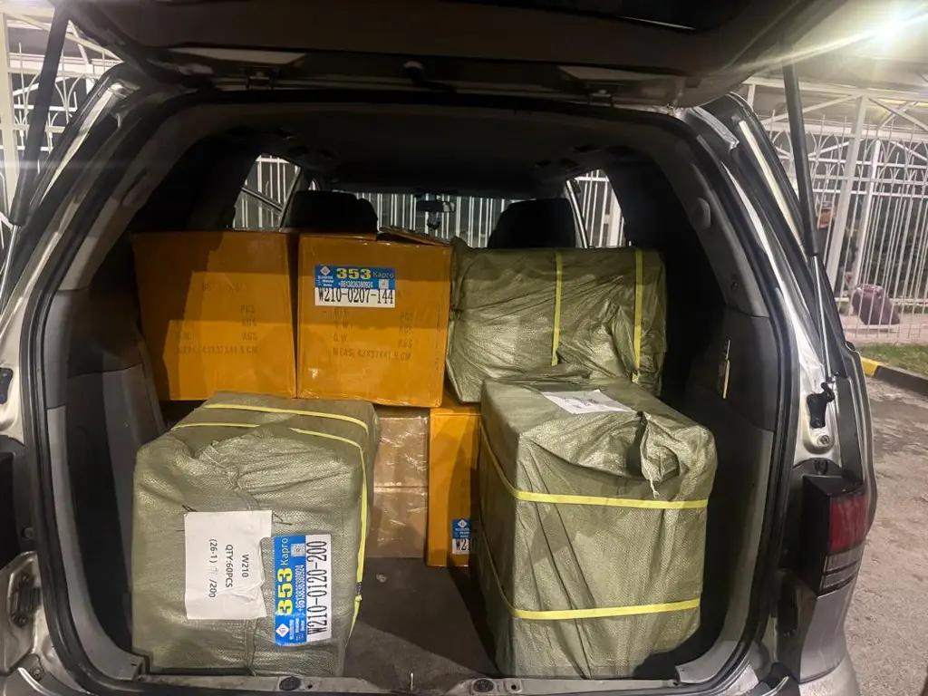 На КПП «Ак-Жол-автодорожный» задержан груз без документов