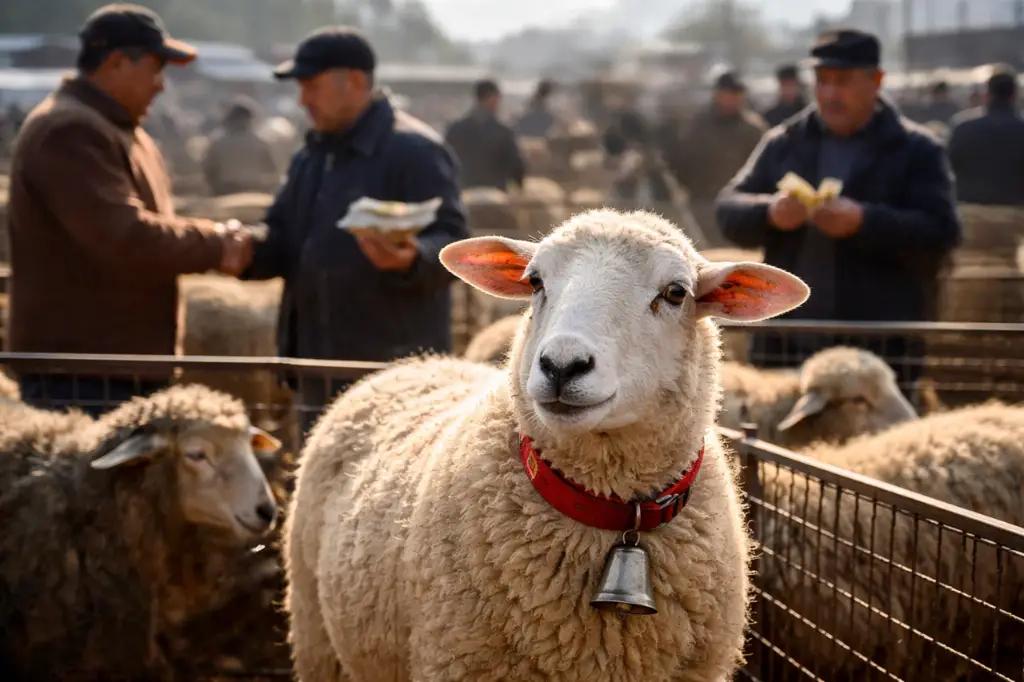 Овца на скотном рынке в Кыргызстане показала доходность, которой позавидует золото, и даже нефть