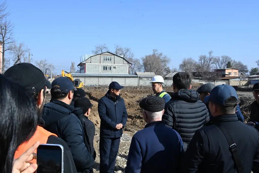 Бишкекте №42 мектепке кошумча окуу корпусу курулууда