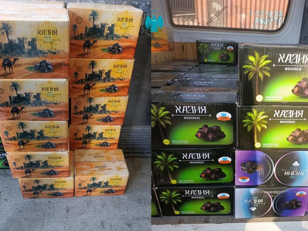 В Кыргызстан из Казахстана пытались незаконно ввезти 7.6 тонны фиников