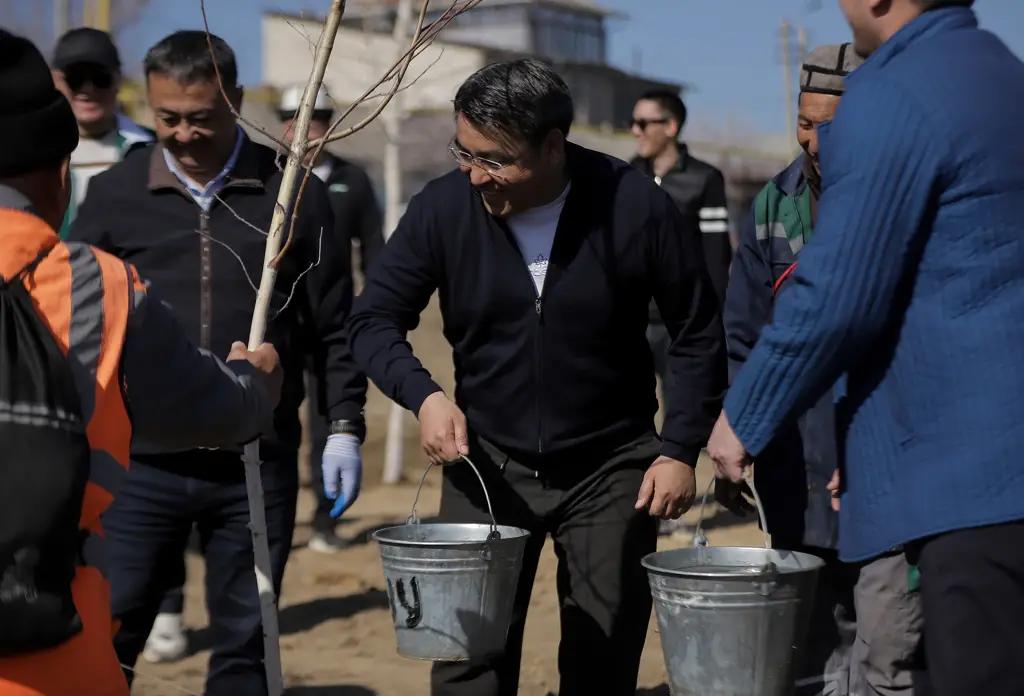 Ошто мурда рекультивацияланган көрүстөн аймагы жашылдандырылды