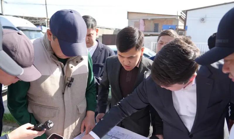 За беспорядок вокруг рынка «Кудайберген» акиму сделан выговор, а глава МТУ уволен