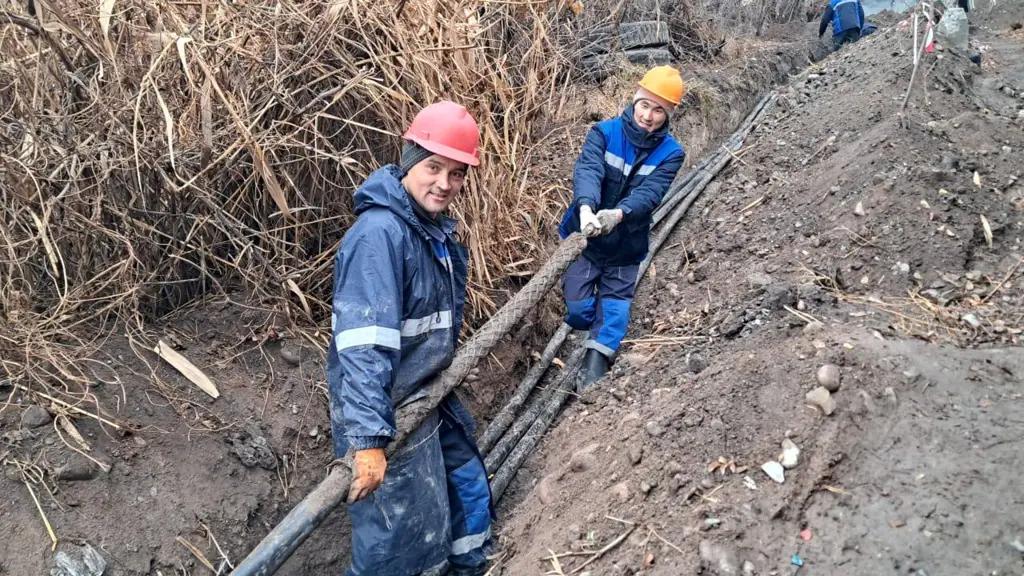 Over 20 km of new underground cable lines are to be laid in Bishkek