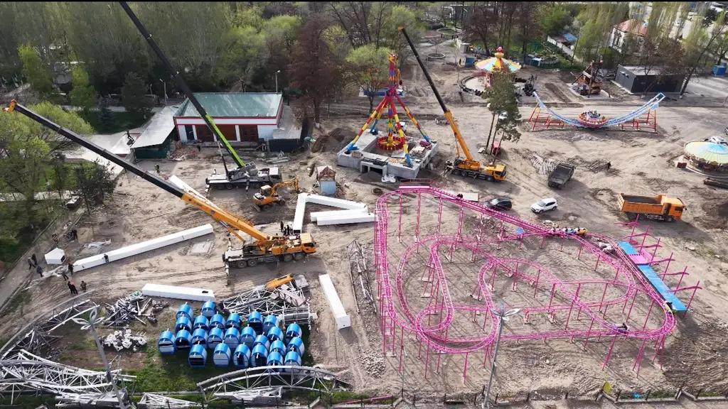 На строительство центрального парка в Таласе направлено 21.6 млн сомов