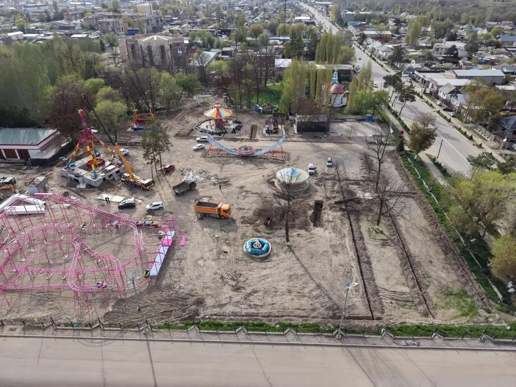 Талас шаарында 21.6 млн сомго сейил бак курулууда