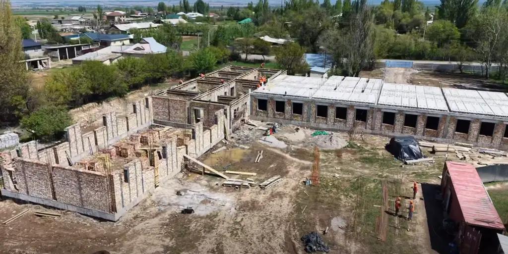 В селе Прогресс в Чуйском районе впервые более чем за 60 лет строится новая школа