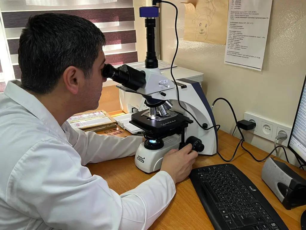 The Presidential Fund has allocated 750,000 KGS for new microscopes for oncologists and pathologists