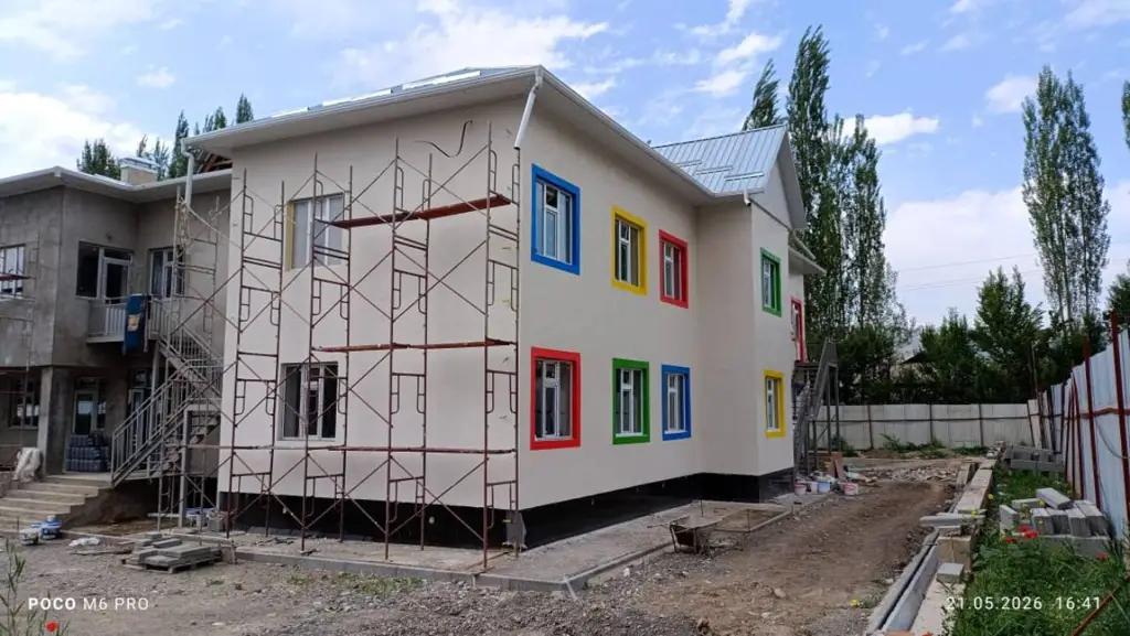 Ноокат: Тескей-Кожоке айылында 77 млн сомго мектеп салынууда