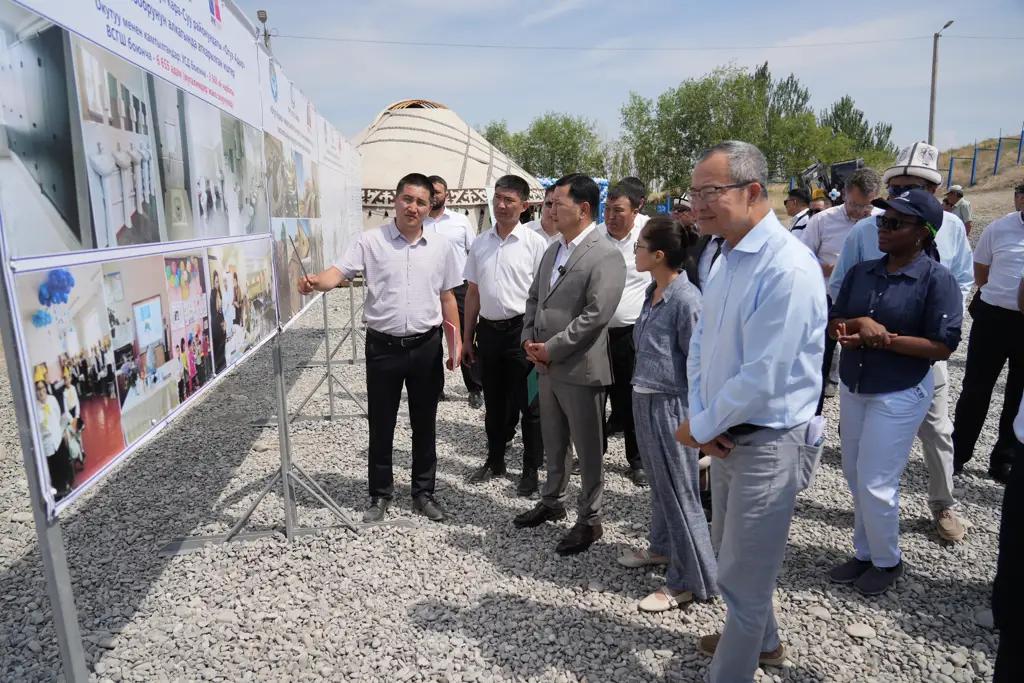 An upgraded water supply system has been launched in the Kara-Sui District