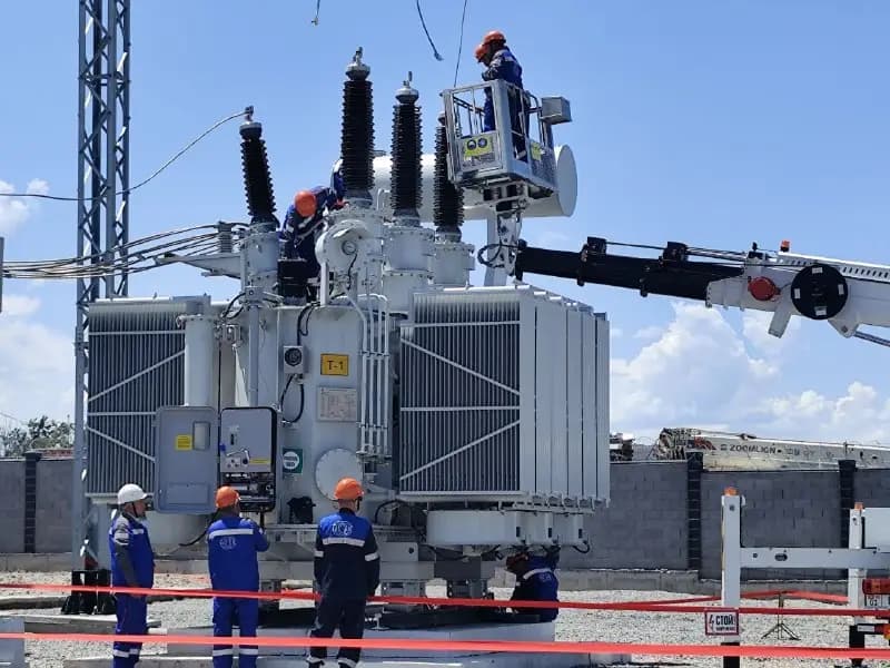 The ‘Muras’ substation in Bishkek is to be upgraded to 80 MVA. It will supply electricity to the ‘Bishkek Arena’ and the GIK buildings