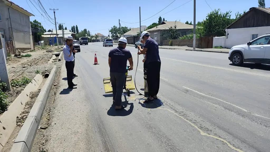 Contractor ordered to rectify defects on the Osh–Nookat road within three days